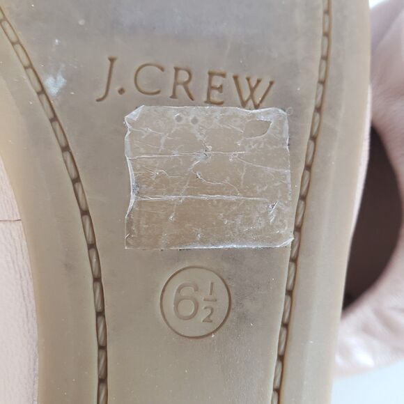 J. Crew Women's Leather Ballet Flats, Size 6.5, Excellent Condition - Picture 3 of 7